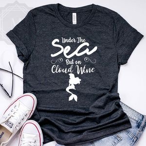 Little Mermaid theme Funny Drinking Tee for Women